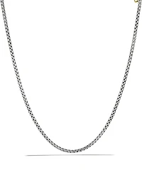 David Yurman Medium Box Chain with Gold