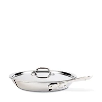 D3 Stainless Steel 12 Fry Pan with Lid