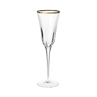 Optical Gold Champagne Glass