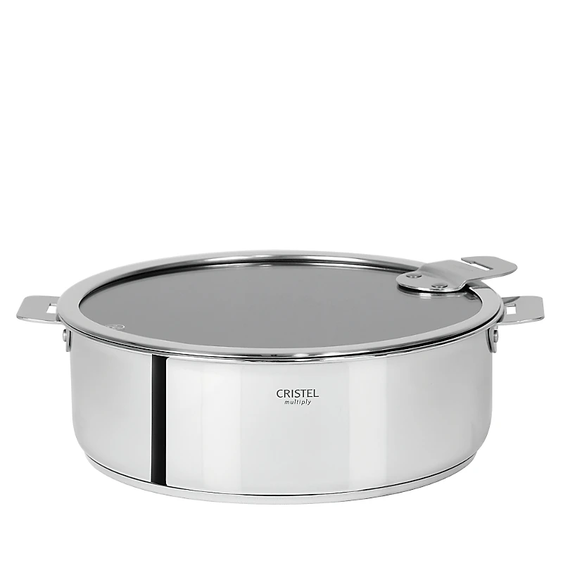 Cristel Casteline Tech Qt. Nonstick Saute Pan with Lid