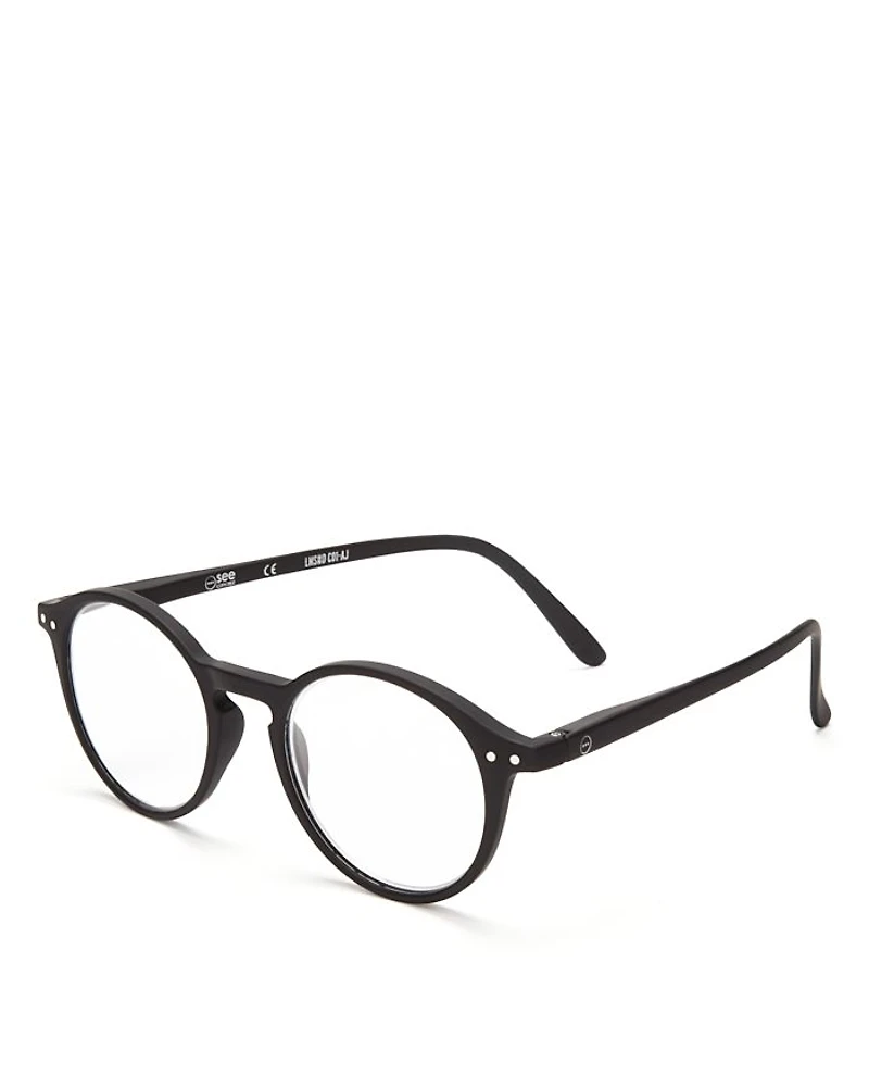 #D Round Reading Glasses, 46mm