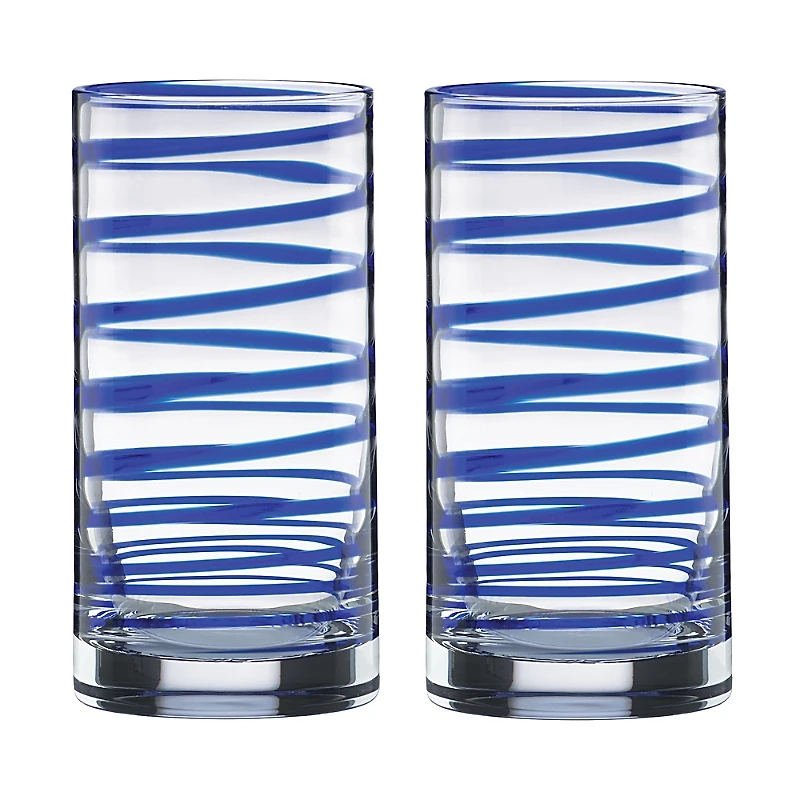 kate spade new york Charlotte Street Highball Glass, Set of 2