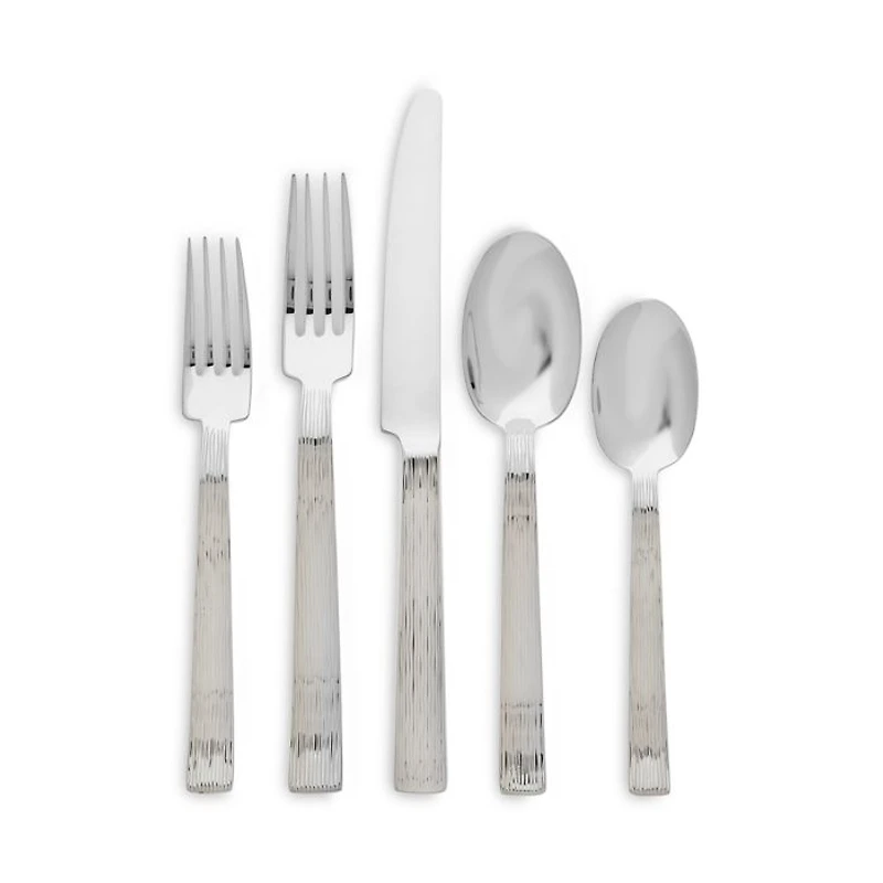 Pioggia Flatware, Set of 45
