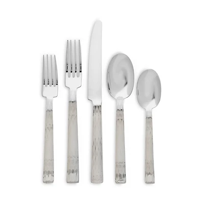 Pioggia Flatware, Set of 45