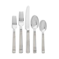 Pioggia Flatware, Set of 45