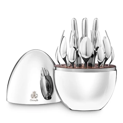 Mood Silverplate 24-Piece Flatware Set