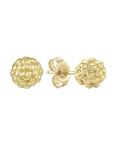 Lagos 18K Gold Stud Earrings