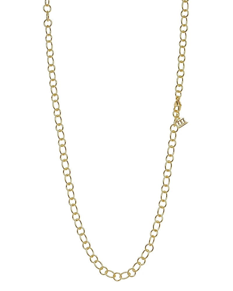 Temple St. Clair 18K Yellow Gold Ribbon Chain Necklace, 18