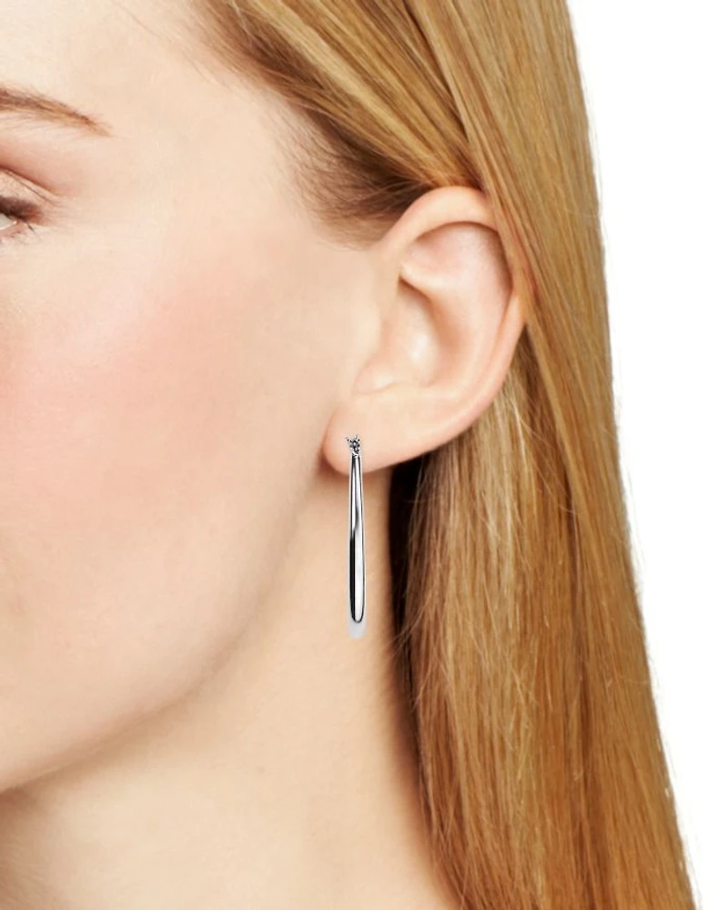 Oval Hoop Earrings
