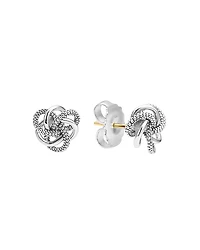 Lagos Sterling Silver Love Knot Stud Earrings