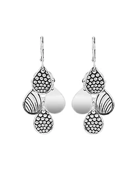 LAGOS Sterling Silver Signature Caviar Four Drop Earrings
