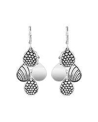 Lagos Sterling Silver Signature Caviar Four Drop Earrings