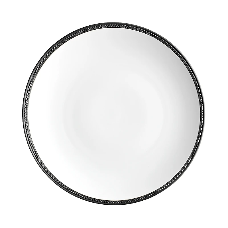 L'Objet Soie Tressee Black Charger