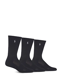 Polo Ralph Lauren Athletic Crew Socks - Pack of 3