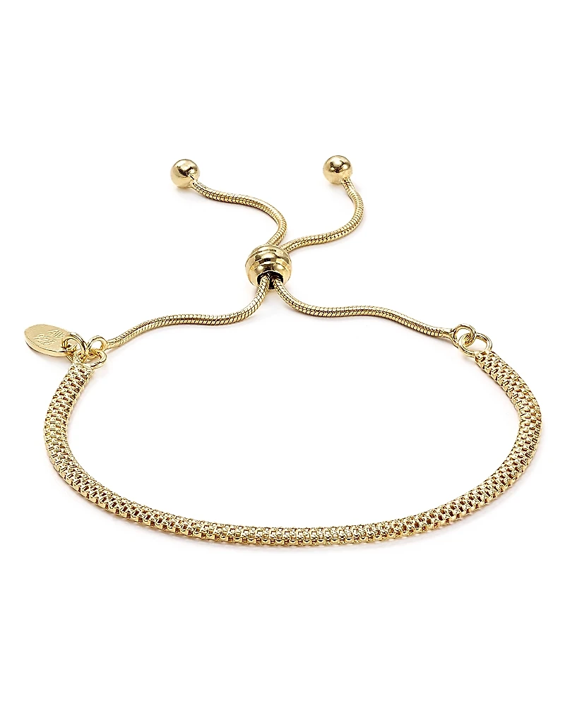 Argento Vivo Mesh Chain Adjustable Bracelet