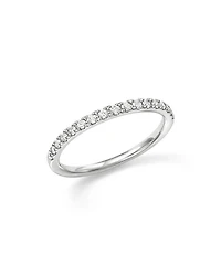 Diamond Micro-Pave Stack Ring 14K White Gold, .25 tcw - Exclusive