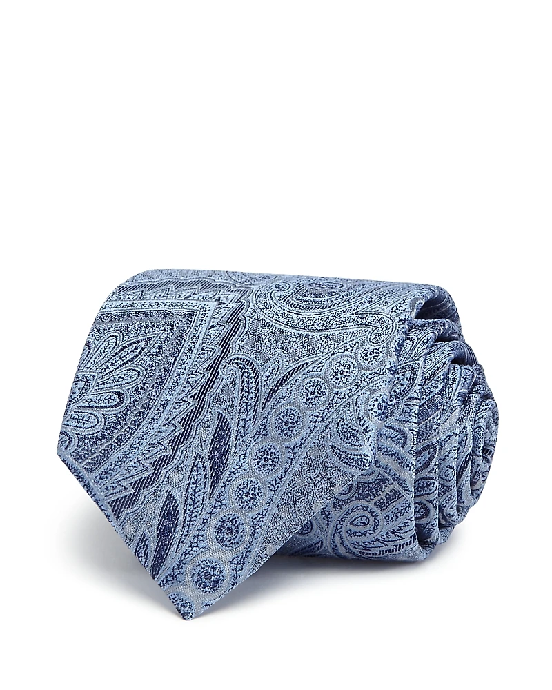 The Men's Store at Bloomingdale's Monochrome Paisley Wide Tie - Exclusive