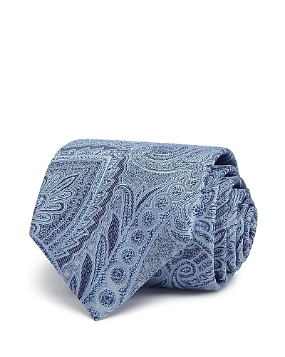 The Men's Store at Bloomingdale's Monochrome Paisley Wide Tie - Exclusive