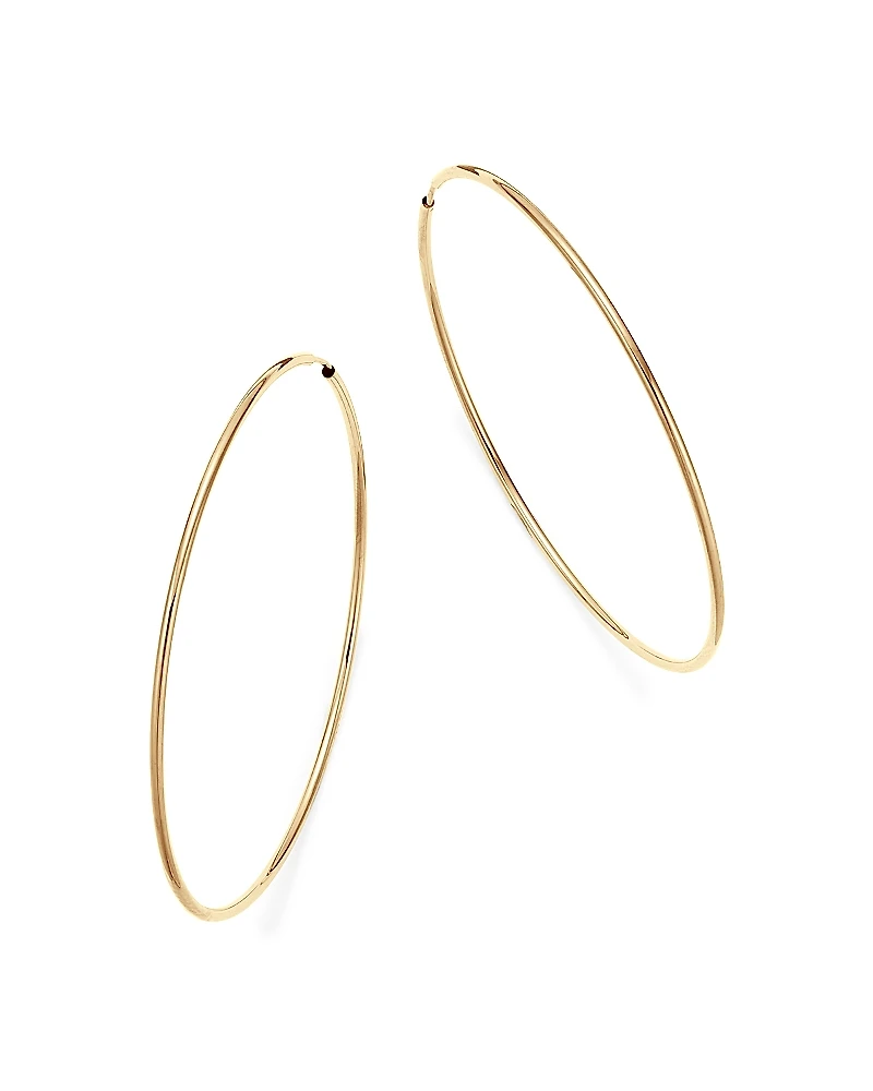 Bloomingdale's Fine Collection 14K Yellow Gold Large Endless Hoop Earrings