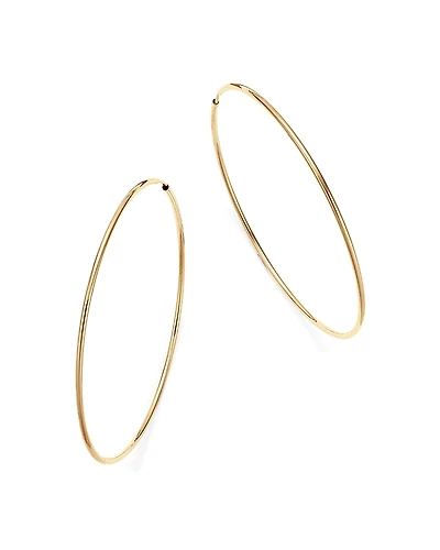 Bloomingdale's Fine Collection 14K Yellow Gold Large Endless Hoop Earrings