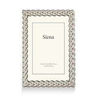 Siena Silver Braid Frame, 4 x 6