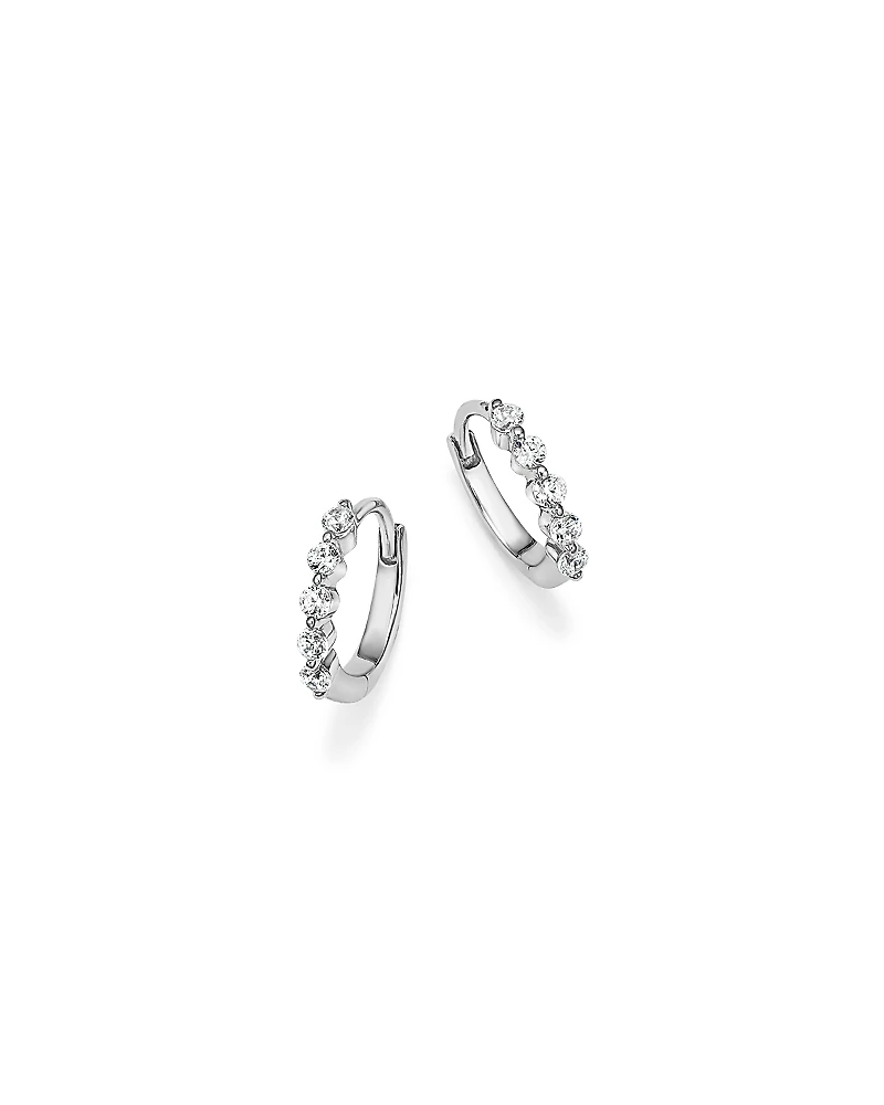 Diamond Mini Hoop Earrings
