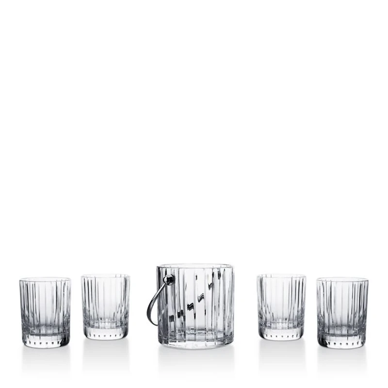 Harmonie On The Rocks Tumblers & Ice Bucket 5-Piece Set