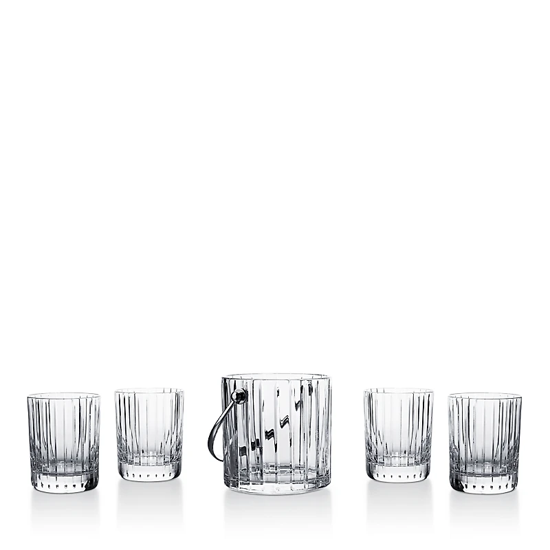 Baccarat Harmonie On The Rocks Tumblers & Ice Bucket 5-Piece Set