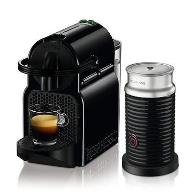 Nespresso Inissia Espresso Machine by De'Longhi with Aeroccino Milk Frother