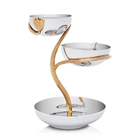 L'Objet Deco Leaves Three Tier Server