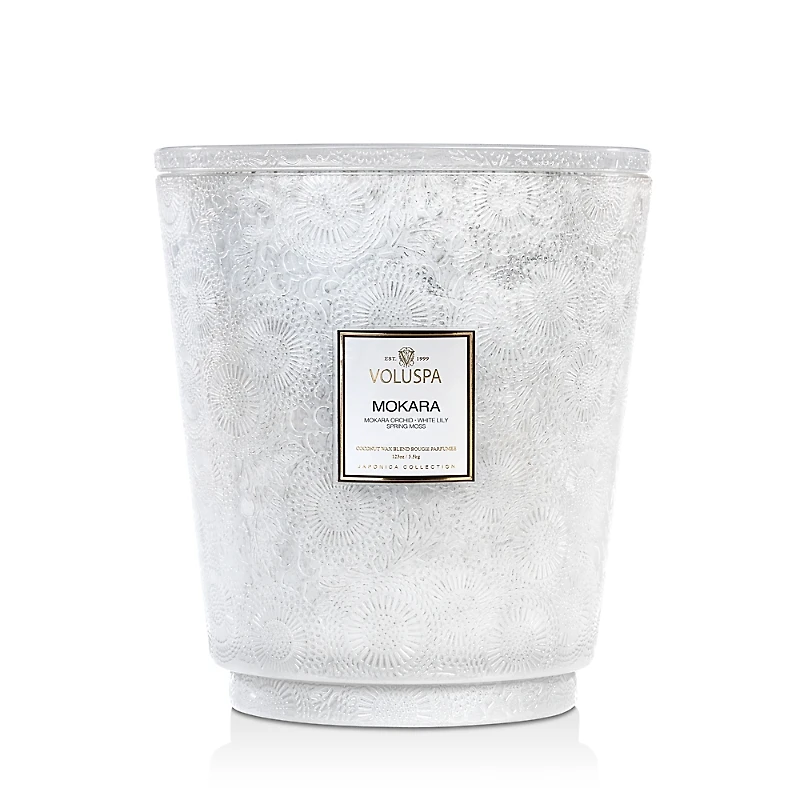 Voluspa Mokara 5 Wick Hearth Candle, 123 oz.