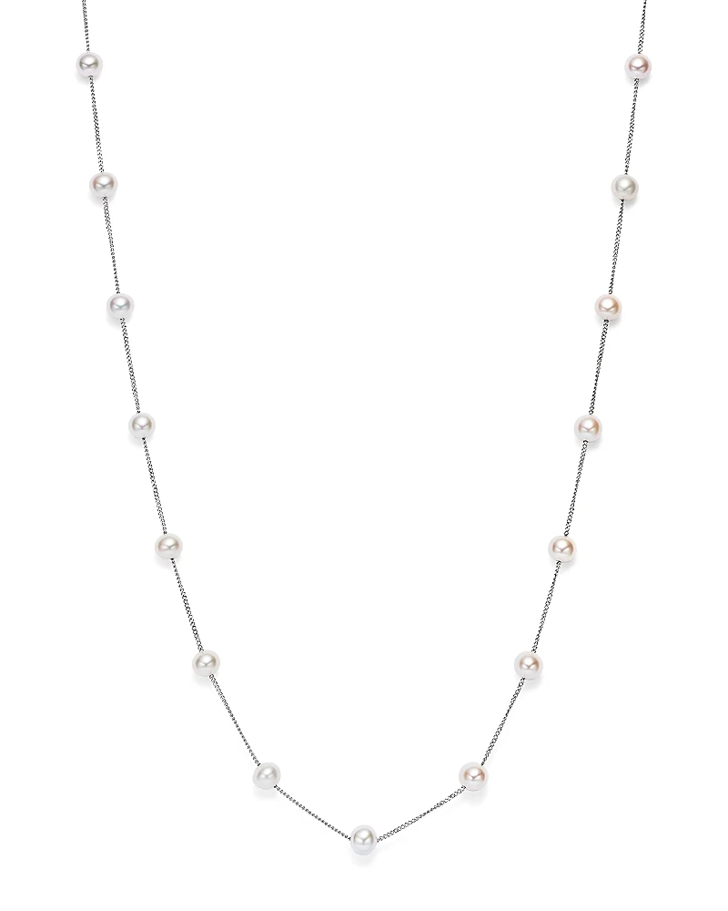 Bloomingdale's Fine Collection Cultured Freshwater Pearl Station Necklace