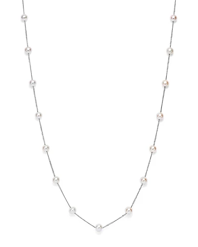 Bloomingdale's Fine Collection Cultured Freshwater Pearl Station Necklace