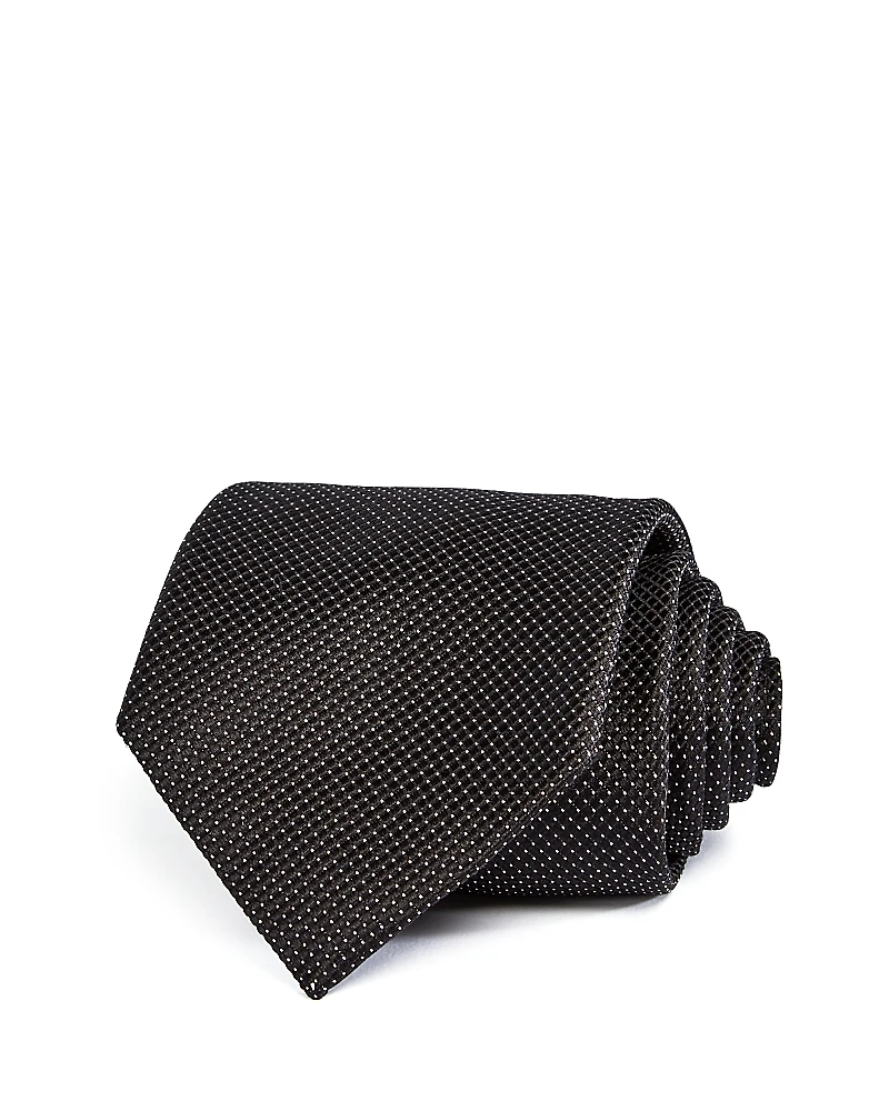 The Men's Store at Bloomingdale's Tonal Micro Pattern Wide Tie