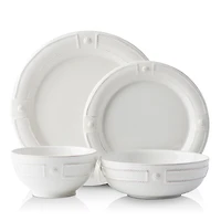 Juliska Berry & Thread French Panel Whitewash 4-Piece Setting