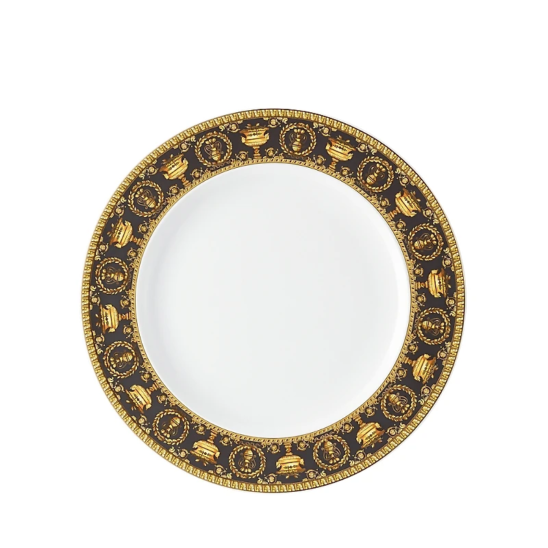 Versace By Rosenthal I Love Baroque Nero Dinner Plate