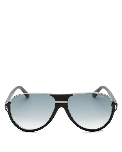 Dimitry Flat Top Aviator Sunglasses, 61mm