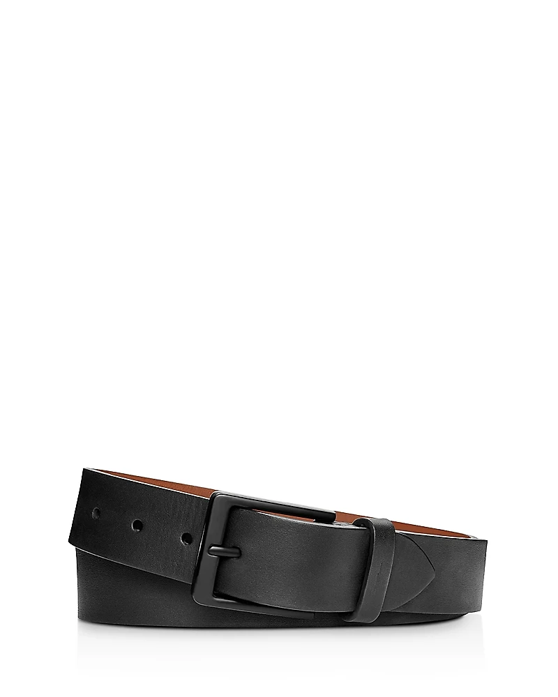 Shinola Men's Lightning Bolt Keeper Belt