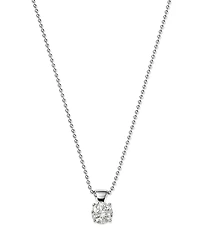 Diamond Solitaire Pendant