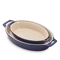 Staub Ceramic Oval Baking Dish 2-Piece Set