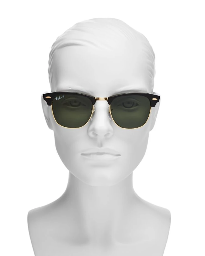 Polarized Classic Clubmaster Sunglasses, 51mm
