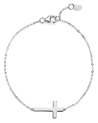 Bloomingdale's Fine Collection Cross Chain Bracelet