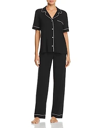 Eberjey Gisele Short Sleeve Long Pant Pajama Set