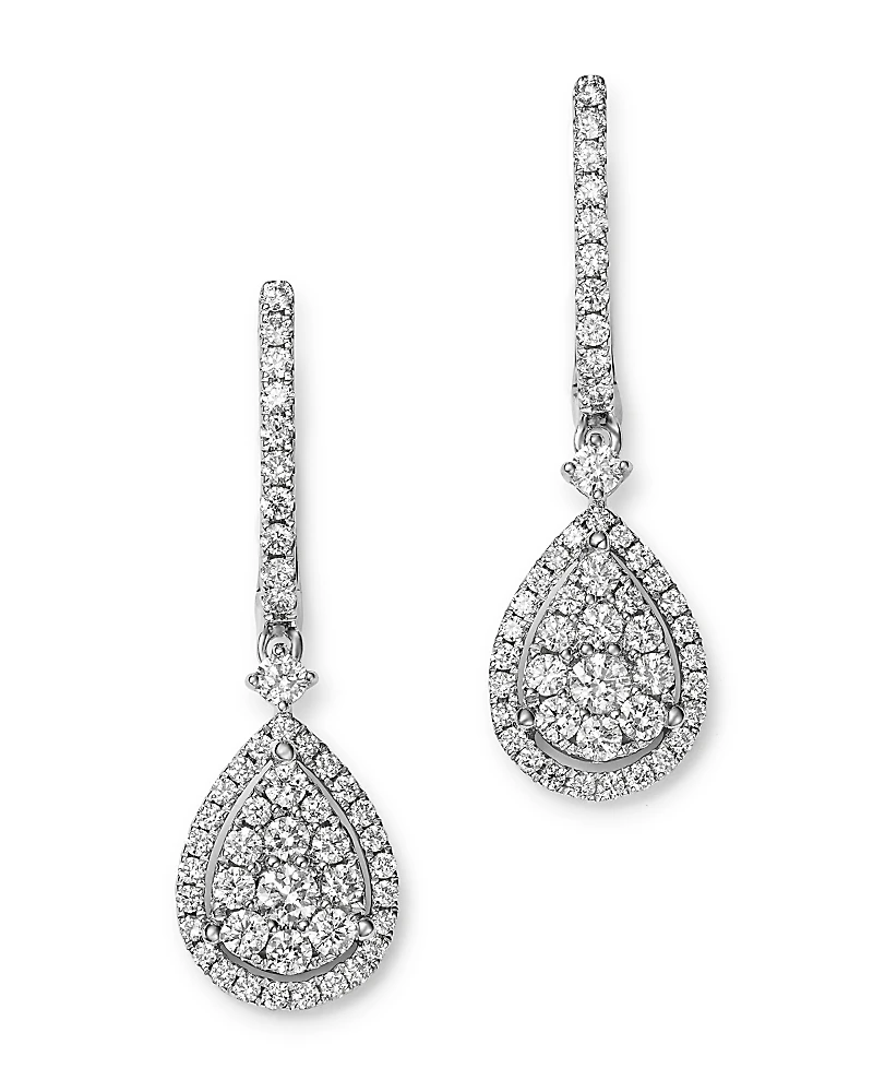 Bloomingdale's Fine Collection Diamond Teardrop Earrings