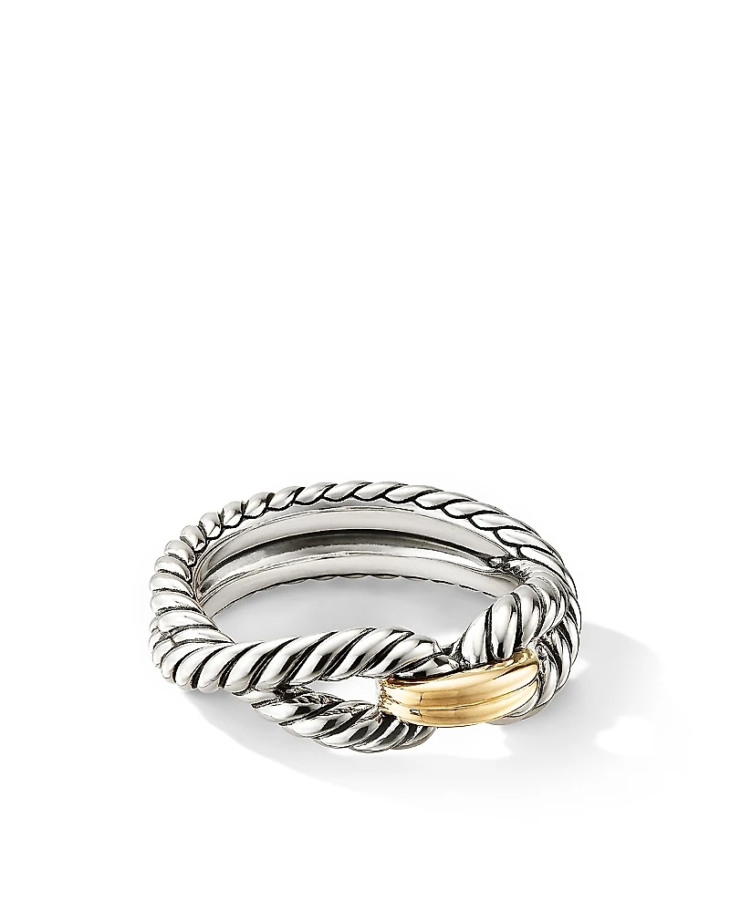 David Yurman Cable Loop Ring with 18K Gold
