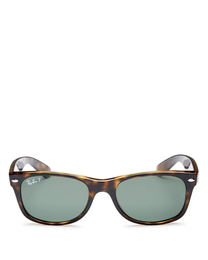 New Wayfarer Polarized Sunglasses, 55mm