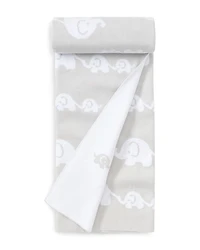 Unisex Elephant-Print Blanket - Baby
