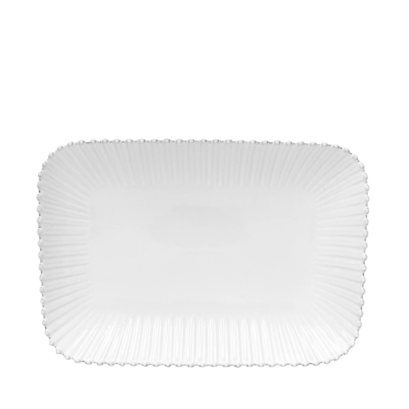 Costa Nova White Pearl Rectangular Platter
