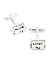 Yes/No/Maybe Spinner Cufflinks