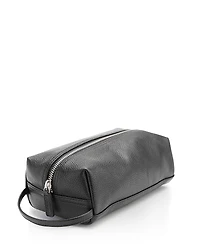 Royce New York Leather Compact Toiletry Travel Bag